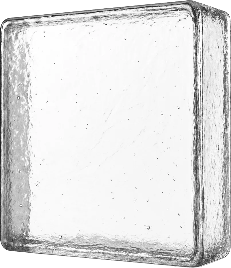 White sklo Banas Glass