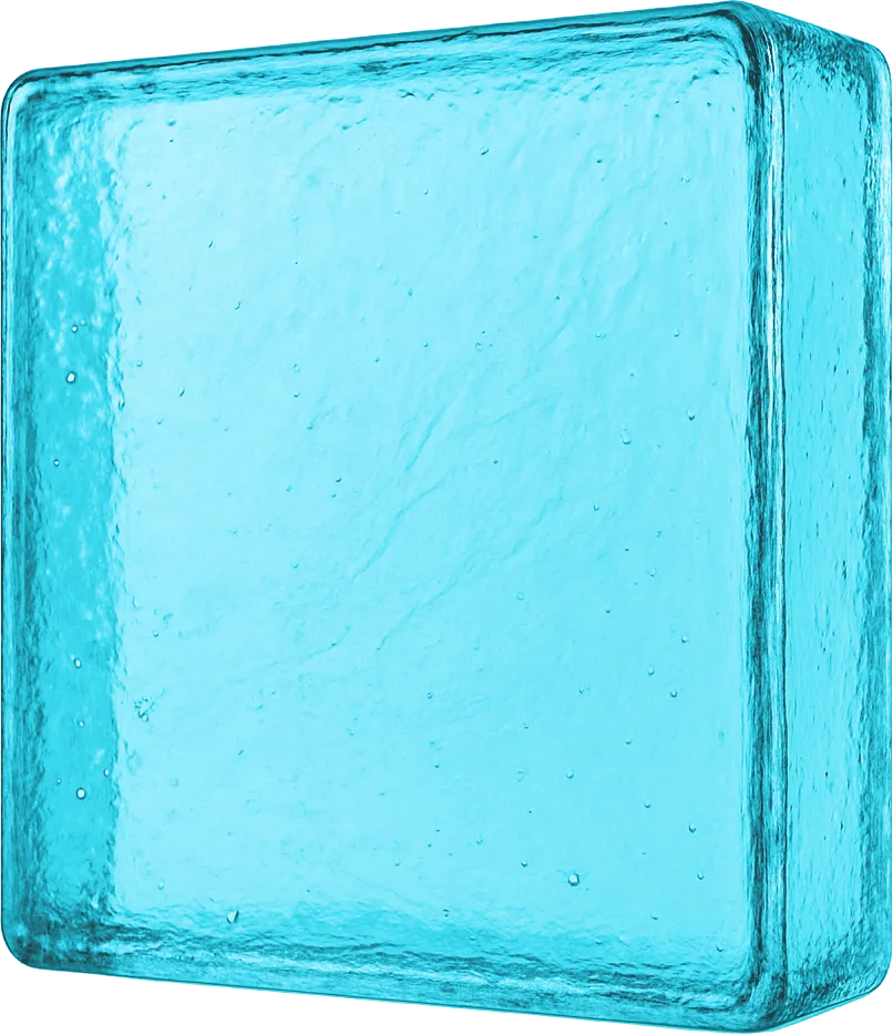 Light Blue sklo Banas Glass
