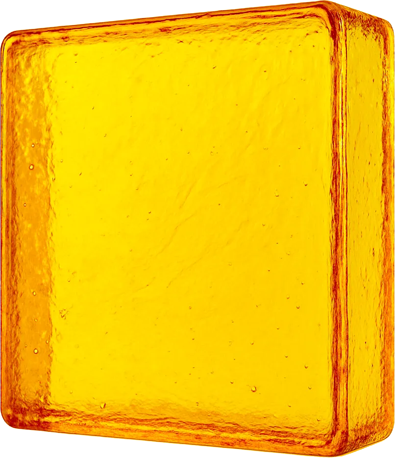 Orange sklo Banas Glass